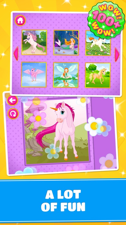 Cute Ponies & Unicorns Puzzles - Logic Game PRO screenshot-3