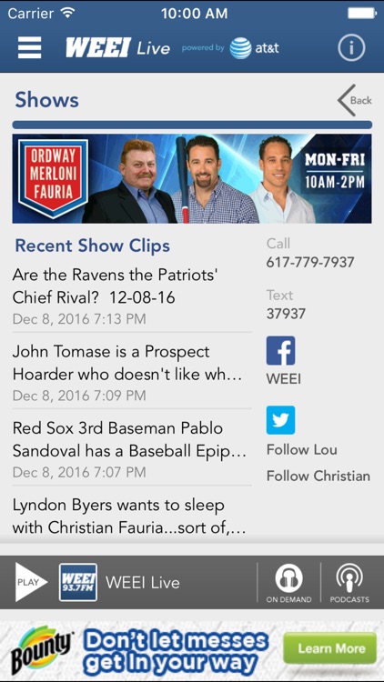 WEEI Live screenshot-3
