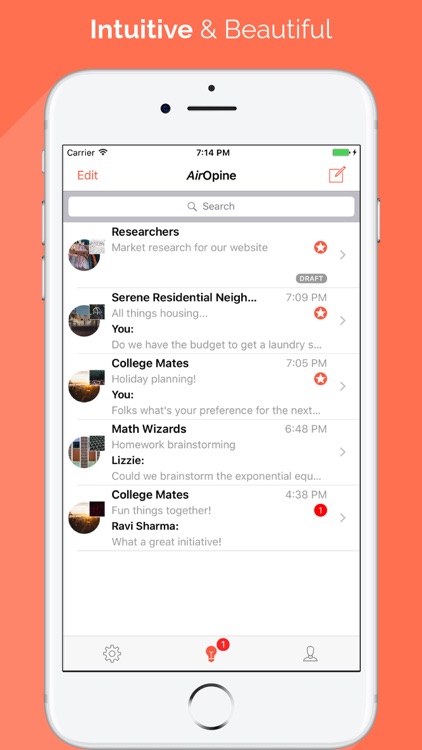 AirOpine - Polls & Messages screenshot-4
