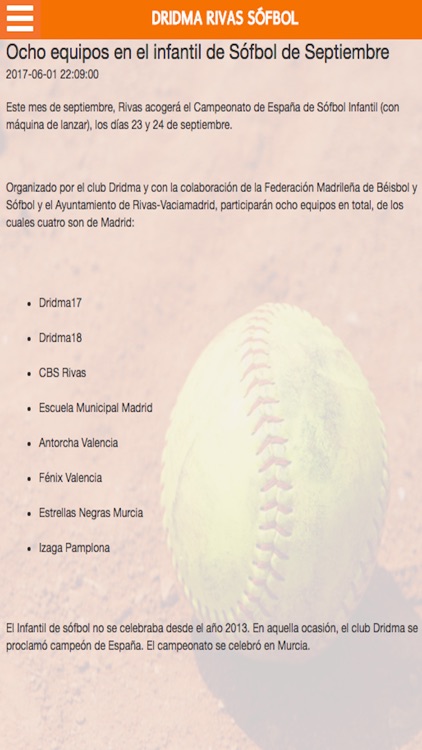 DRIDMA RIVAS SÓFBOL