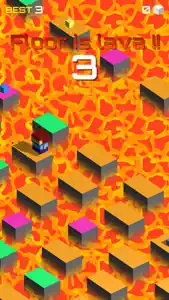 Floor Lava : Block Jump screenshot #2 for iPhone