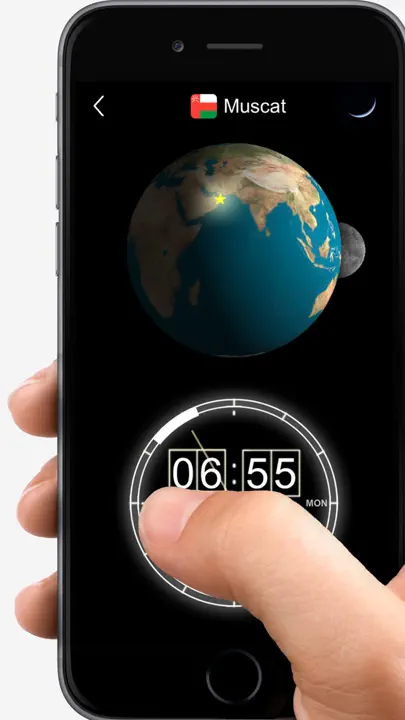 World Clock iPhone Ekran Görüntüsü 1