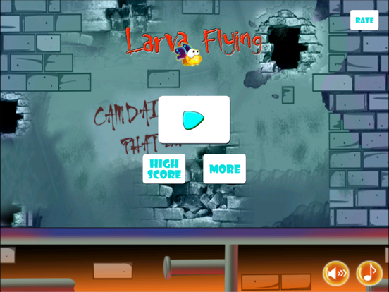 Screenshot #5 pour Flappy Larvae : larva flying