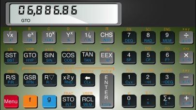 11C Scientific Calculator RPN Screenshot