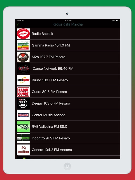 Screenshot #6 pour Radios Italia FM / Radio Italiane - Ascolta online