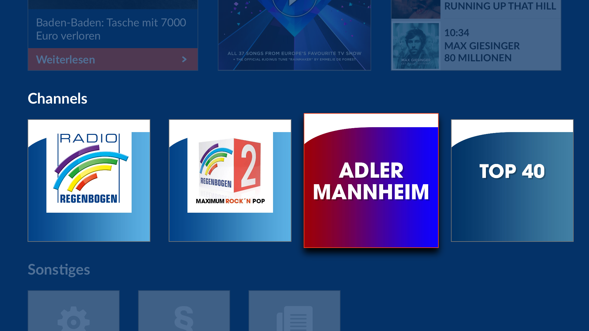 Radio Regenbogen App