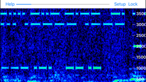 Godafoss Audio Spectrum Waterfall QRSS CW FSKCW screenshot