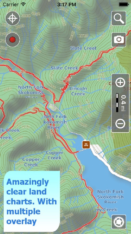 Trails of Olympic NP - GPS Topo Maps for Hiking