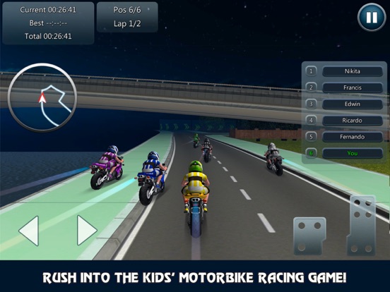 Crazy Kids Motorcycle Highway Race