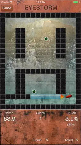 Game screenshot Eyestorm Lite (Jezzball clone) mod apk