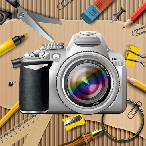 Retro Collage Frame Editor icon