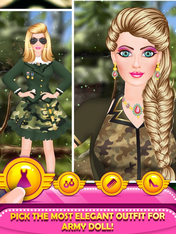 Screenshot #5 pour Army Doll Fashion Salon