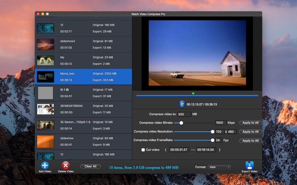 Batch Video Compress Lite - 3.2.1 - (macOS)