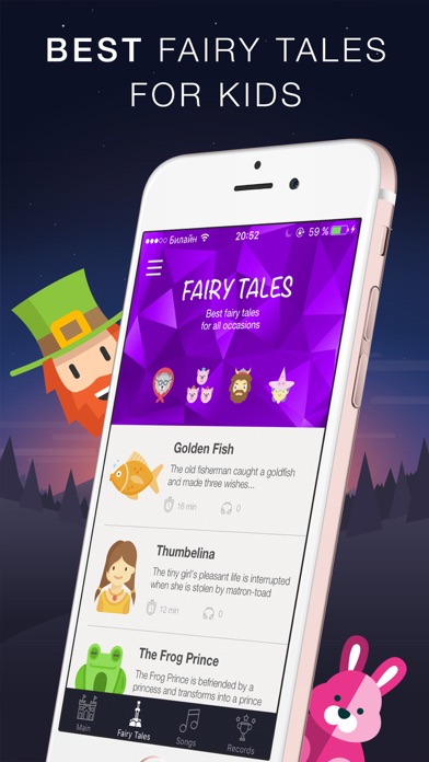 FairyApp - fairy tales and songs for kids screenshot 2