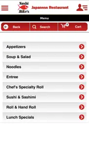 sushi mikes japanese restaurant iPhone Captures Décran 4