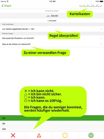 Deutsch lernen App für Fortgeschrittene screenshot 4