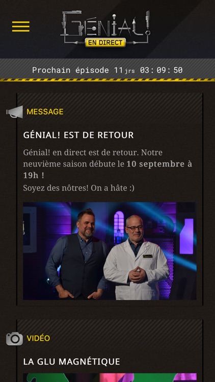 GÉNIAL! EN DIRECT