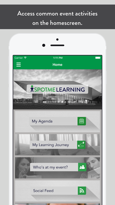 SpotMe Learning Event App screenshot 2