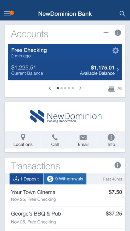 NewDominion Bank Mobile