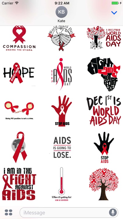 Act Against AIDS Sticker Pack screenshot-3