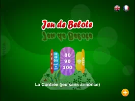 Game screenshot French Belote SHUA for iPad apk