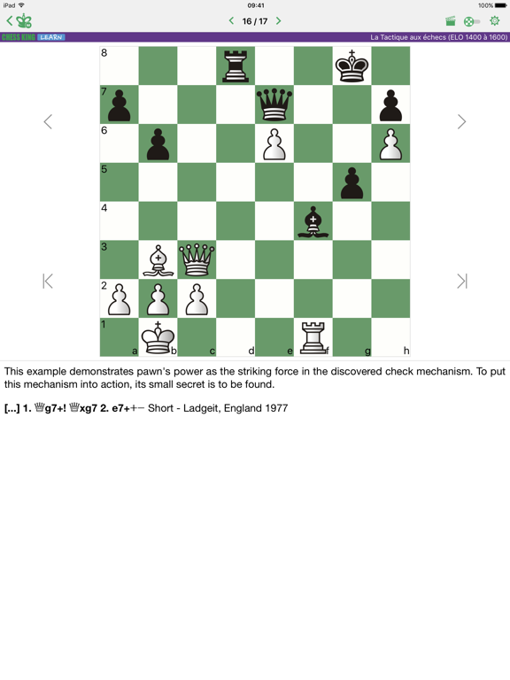 Screenshot #5 pour Tactique aux échecs 1400-1600