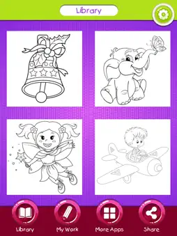 Cute Cartoon Coloring Pages screenshot 7