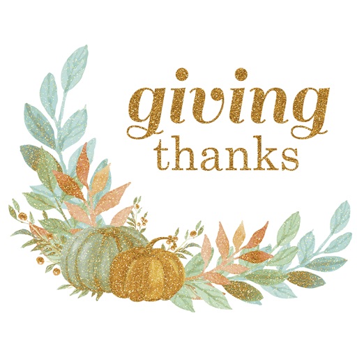 Glittering Thanksgiving icon