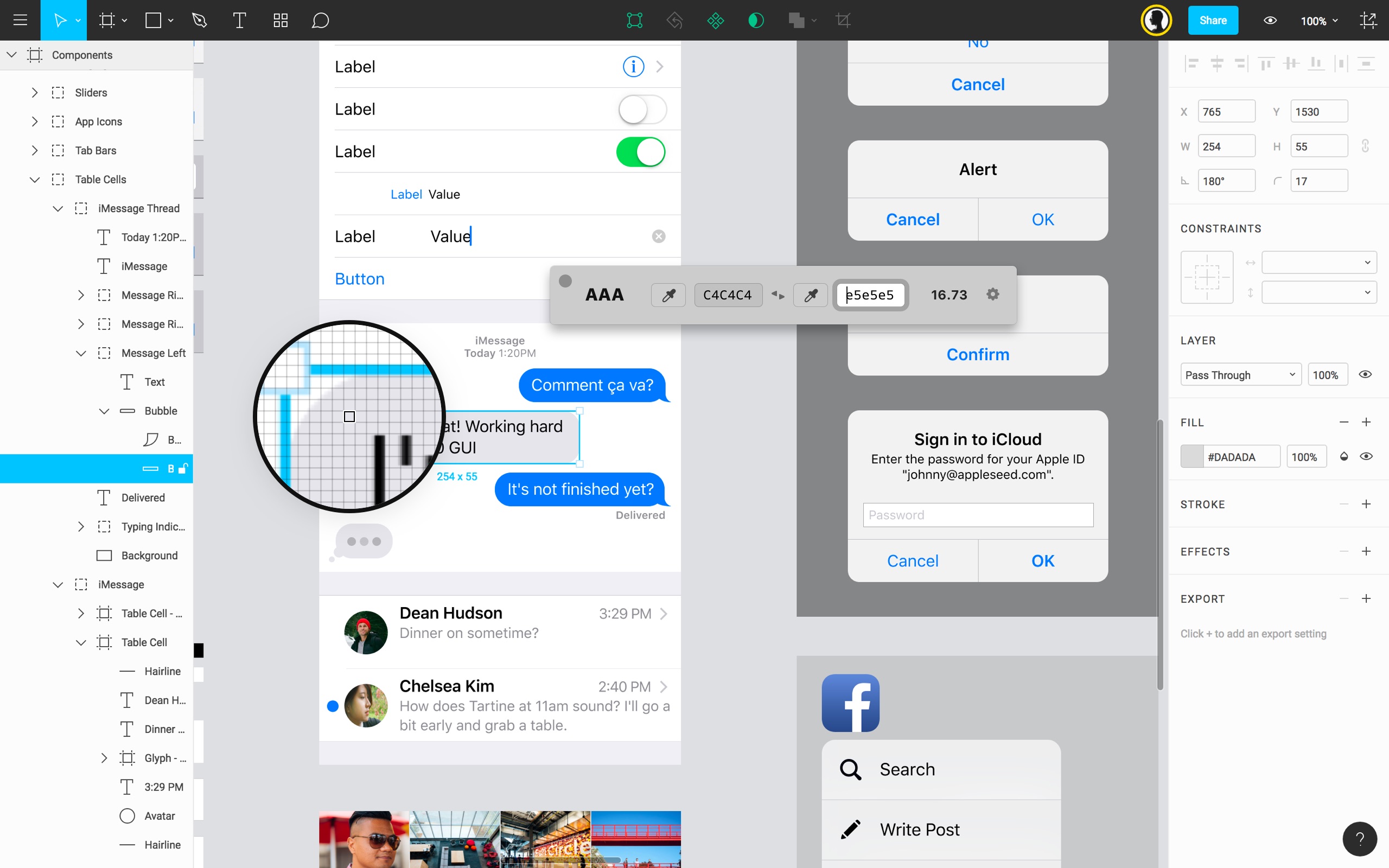 Screenshot do app Contrast — Color Accessibility