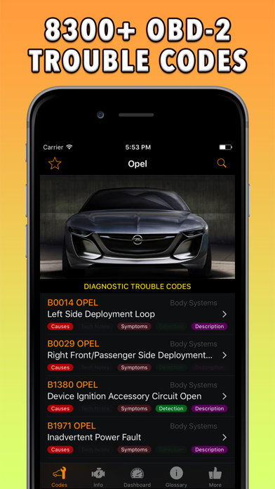 Screenshot #1 for Opel App