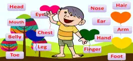 Game screenshot учим английский Body Parts apk