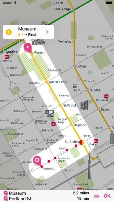 Screenshot #3 pour Toronto Rail Map Lite