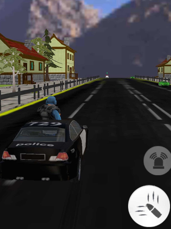 Police Chasing Mafia Cars