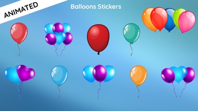 Animated Balloon Birthday Packのおすすめ画像1