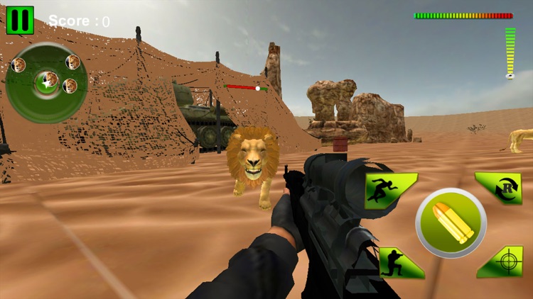 Wilder Lion Sniper Shoot Pro screenshot-3