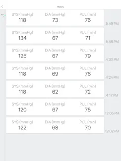 Eufy Blood Pressure Monitor iPad image 4