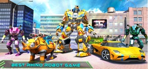 Rhino Robot War Car Transform screenshot #6 for iPhone