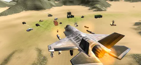 F35 Jet Fighter Dogfight Chase