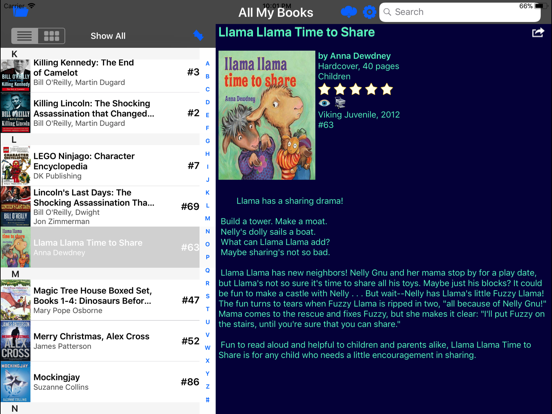 Screenshot #4 pour All My Books™ HD