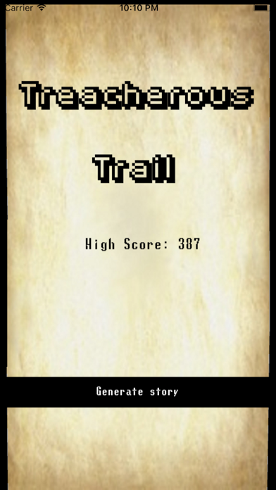 Treacherous Trail iPhone screenshot 1 - Games app