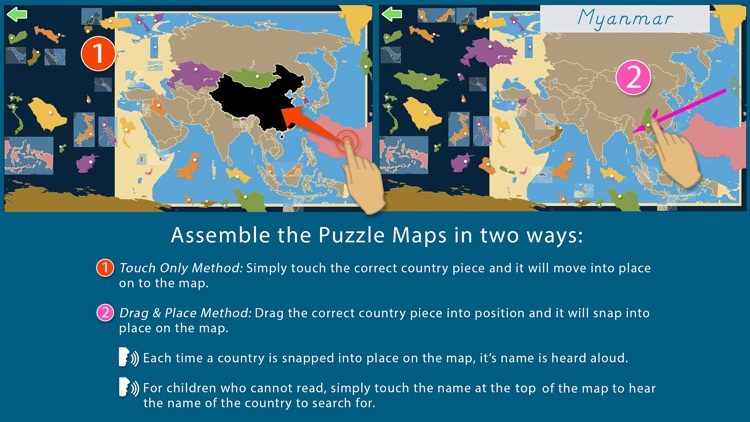 Asia - Montessori Geography screenshot-3