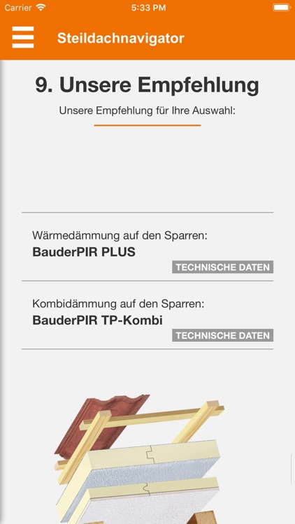 Bauder Steildachnavigator