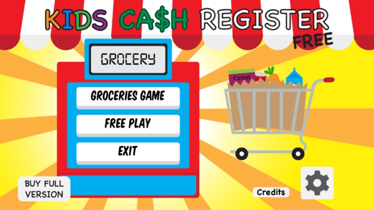 Learning Cash Register Grocery