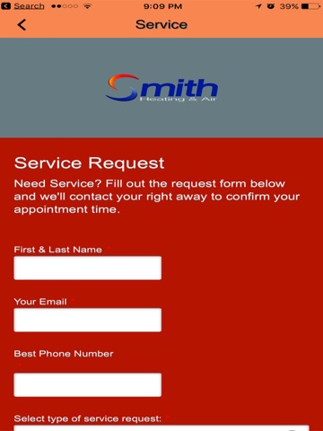 Smith Heating screenshot 4