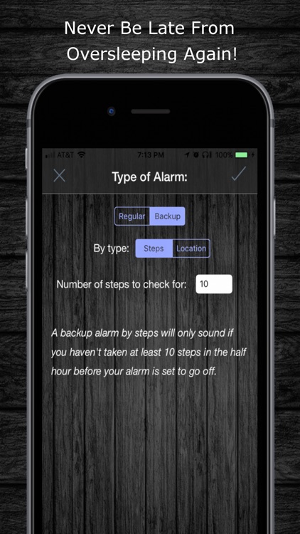 Backup Alarm - Alarm Clock