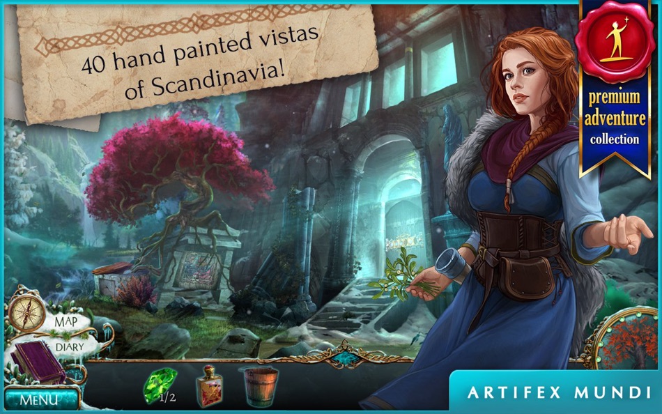 #1. Endless Fables 2: Frozen Path (macOS) 由: Artifex Mundi S.A.