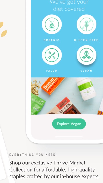 Thrive Market - shop healthy