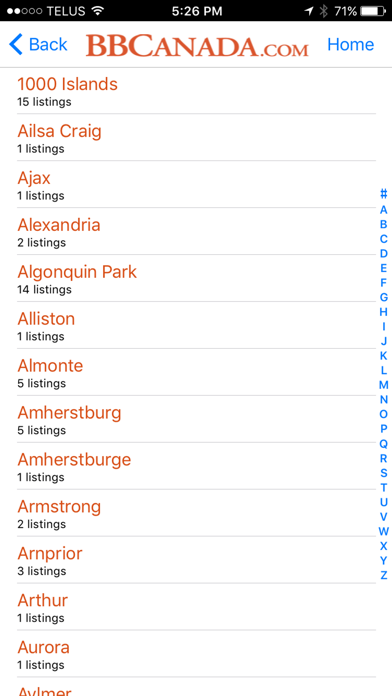 BBCanada app screenshot 2