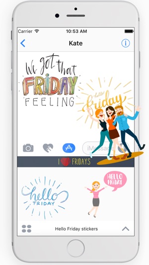 Friday Hello Stickers I love Fridays(圖3)-速報App