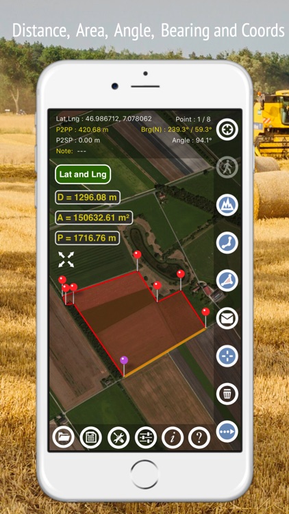 Planimeter - GPS area measure screenshot-0